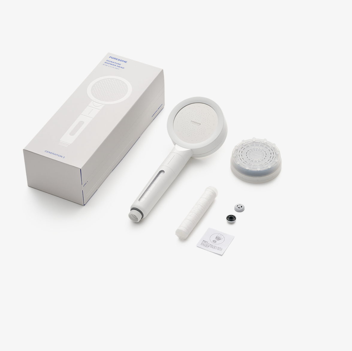 柔淨純白蓮蓬頭 Puresome Signature Shower Head