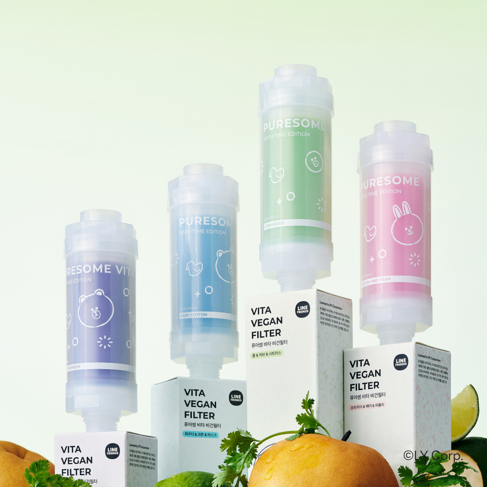 LINE FRIENDS植萃香氛濾芯 PURESOME Vita Vegan Filter Bath Time Edition