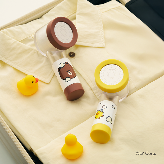 LINE FRIENDS旅行用迷你蓮蓬頭 PURESOME Travel Filter Shower Head Set Bath Time Edition