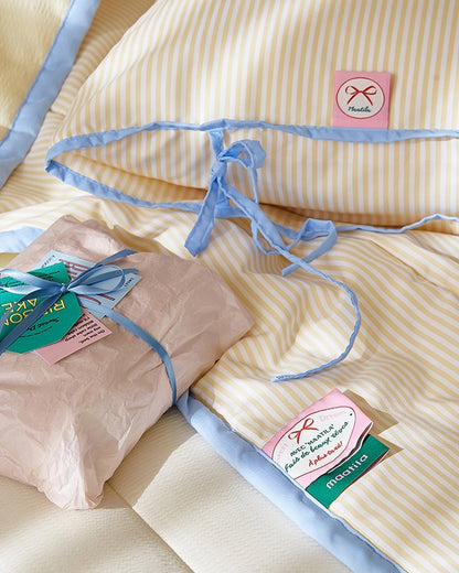 蝴蝶結蛋糕枕頭套 Ribbon Cake Pillow Cover