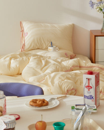 蝴蝶結蛋糕枕頭套 Ribbon Cake Pillow Cover