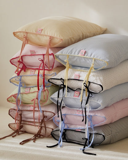 蝴蝶結蛋糕枕頭套 Ribbon Cake Pillow Cover