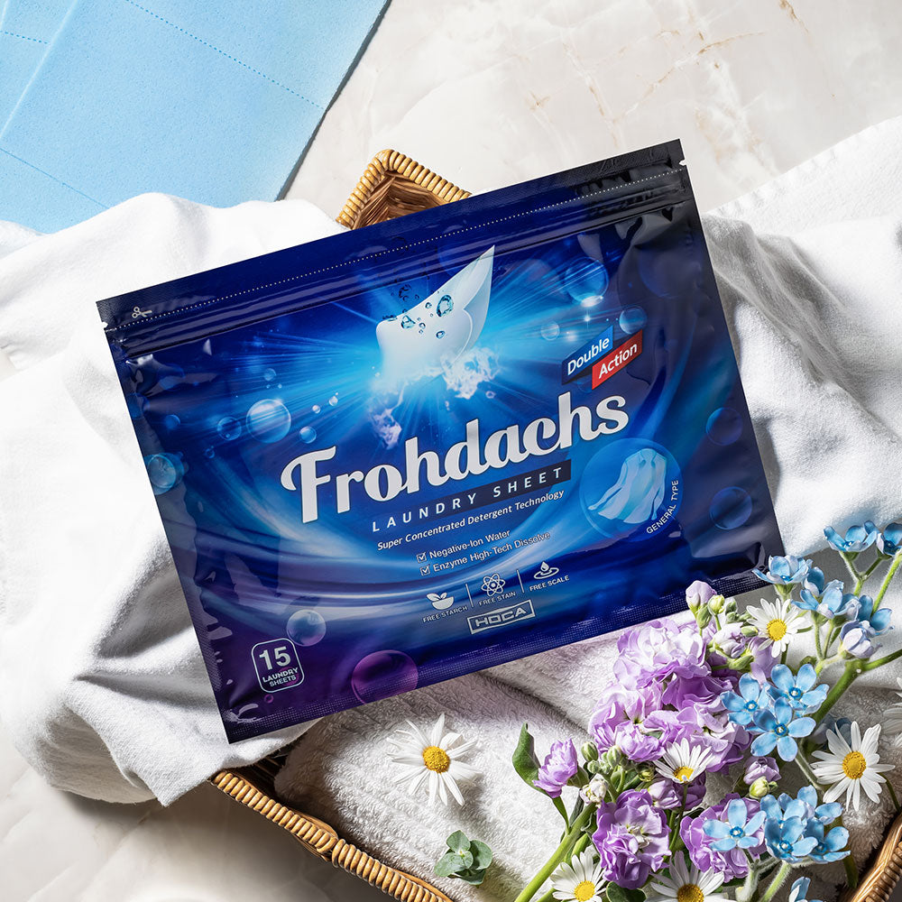 雙效濃縮潔淨洗衣片 Frohdachs D.A.Laundry