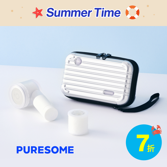 旅行用蓮蓬頭 飛行組 PURESOME Travel Shower Head Luggage Set