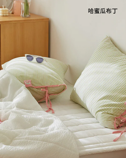 蝴蝶結蛋糕枕頭套 Ribbon Cake Pillow Cover