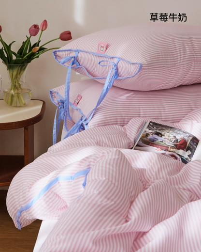 蝴蝶結蛋糕枕頭套 Ribbon Cake Pillow Cover