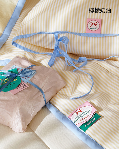 蝴蝶結蛋糕枕頭套 Ribbon Cake Pillow Cover
